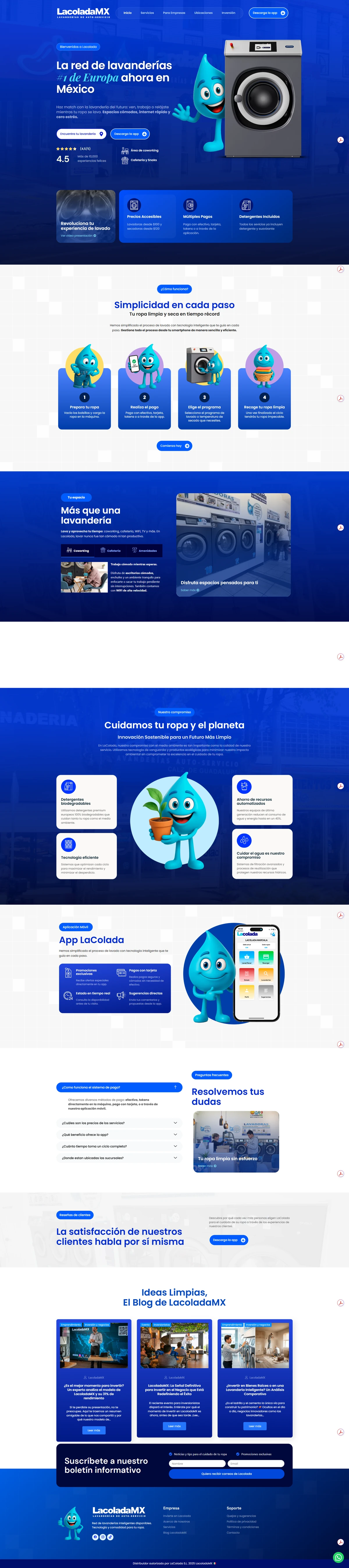 Captura del sitio web de LacoladaMX
