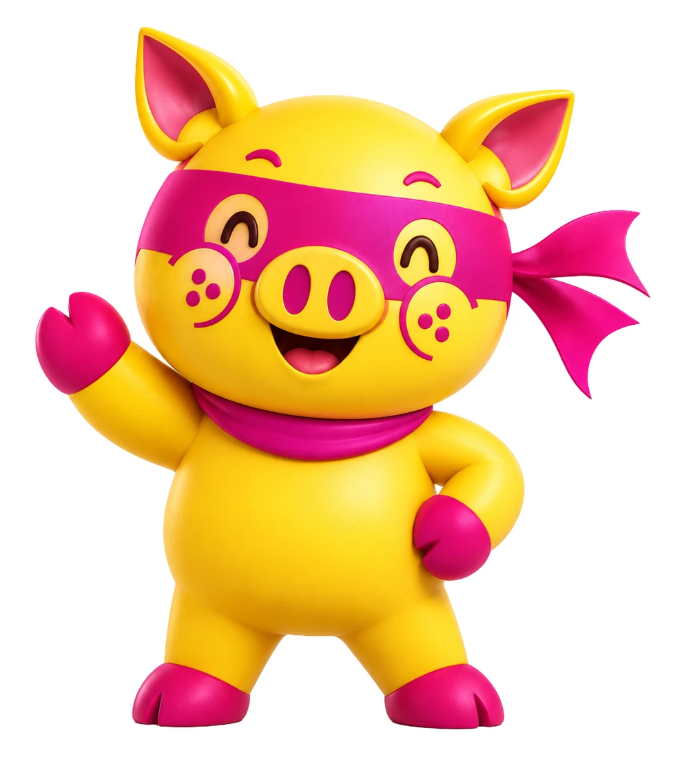La mascota Inkink saluda junto al formulario de cotización